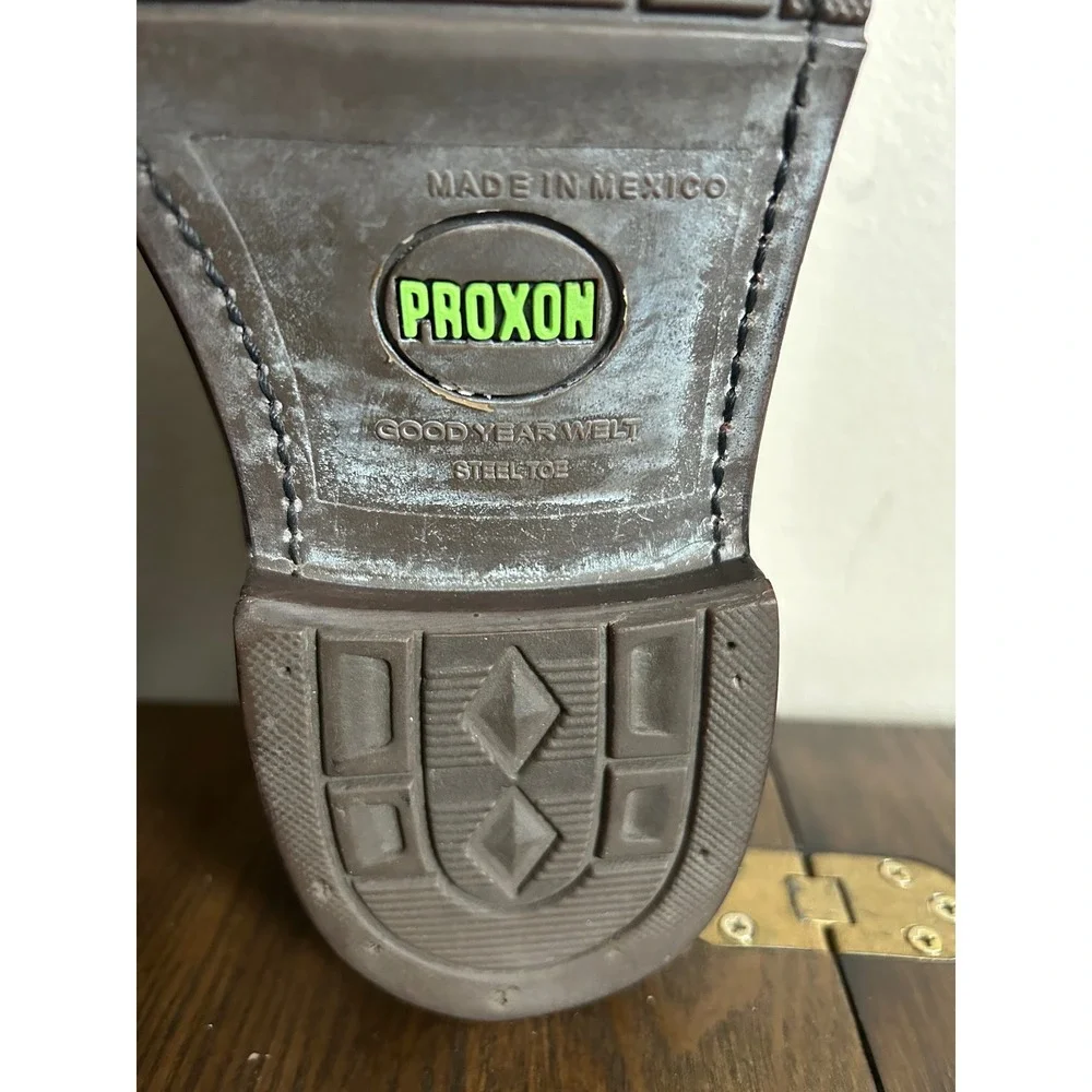 PROXON Steel Toe Executive Work Shoes CEO Brown